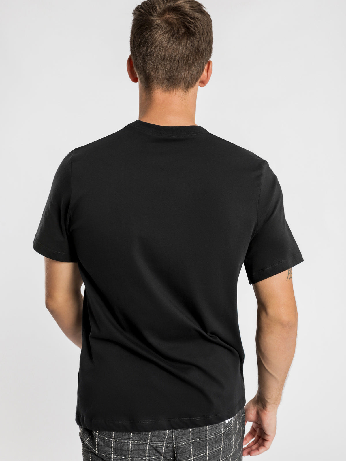 Just Do It Logo Short Sleeve T-Shirt in Black