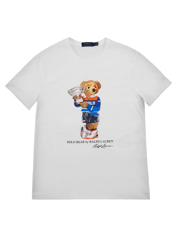 å Australian Open Polo Bear TShirt in White White Glue Store
