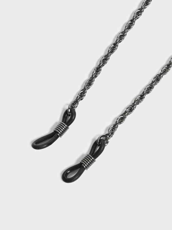 Le specs Sunglasses Neck Chain in Gunmetal Grey Grey Glue Store