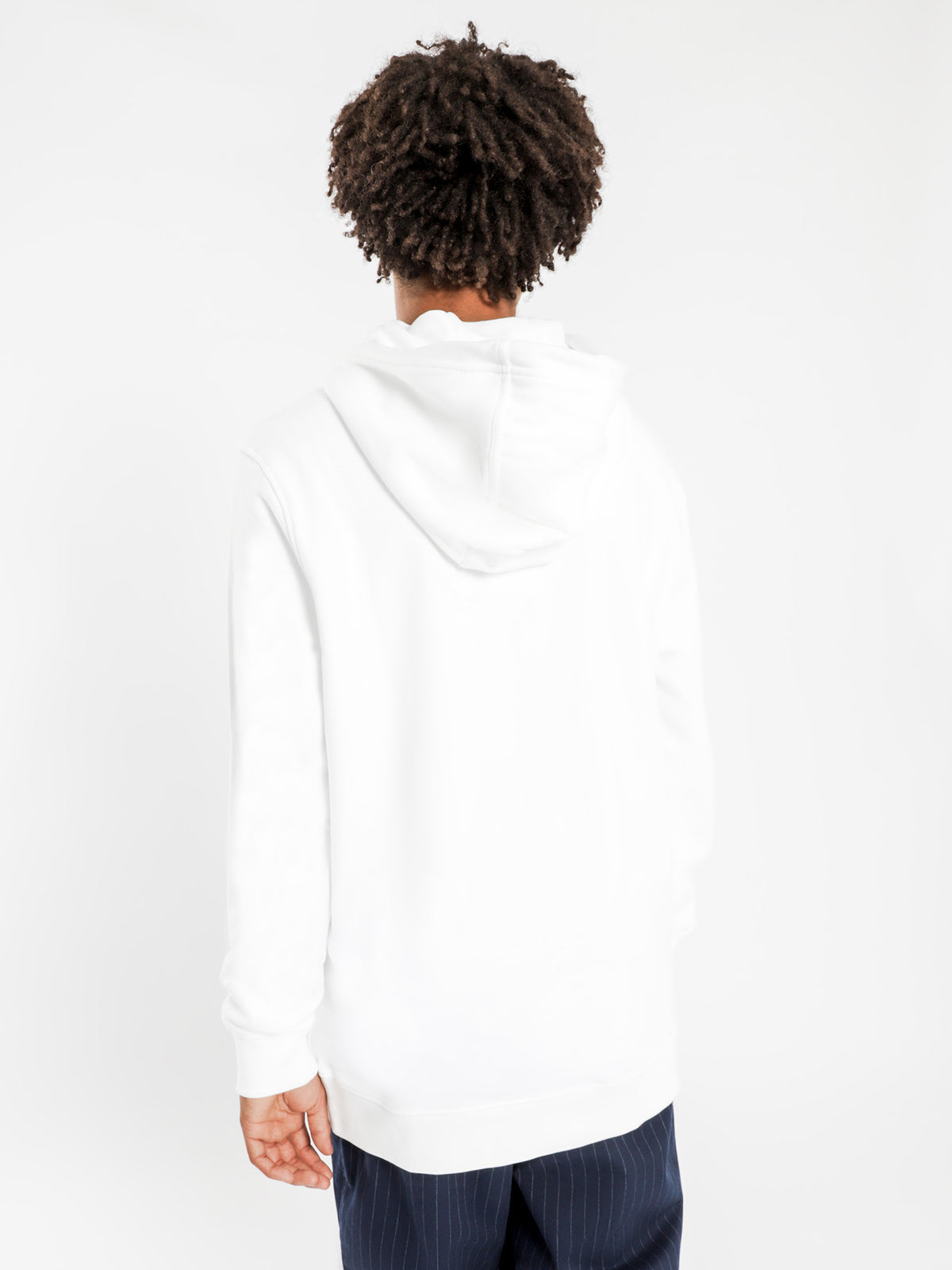 Essential Graphic Hoodie in White