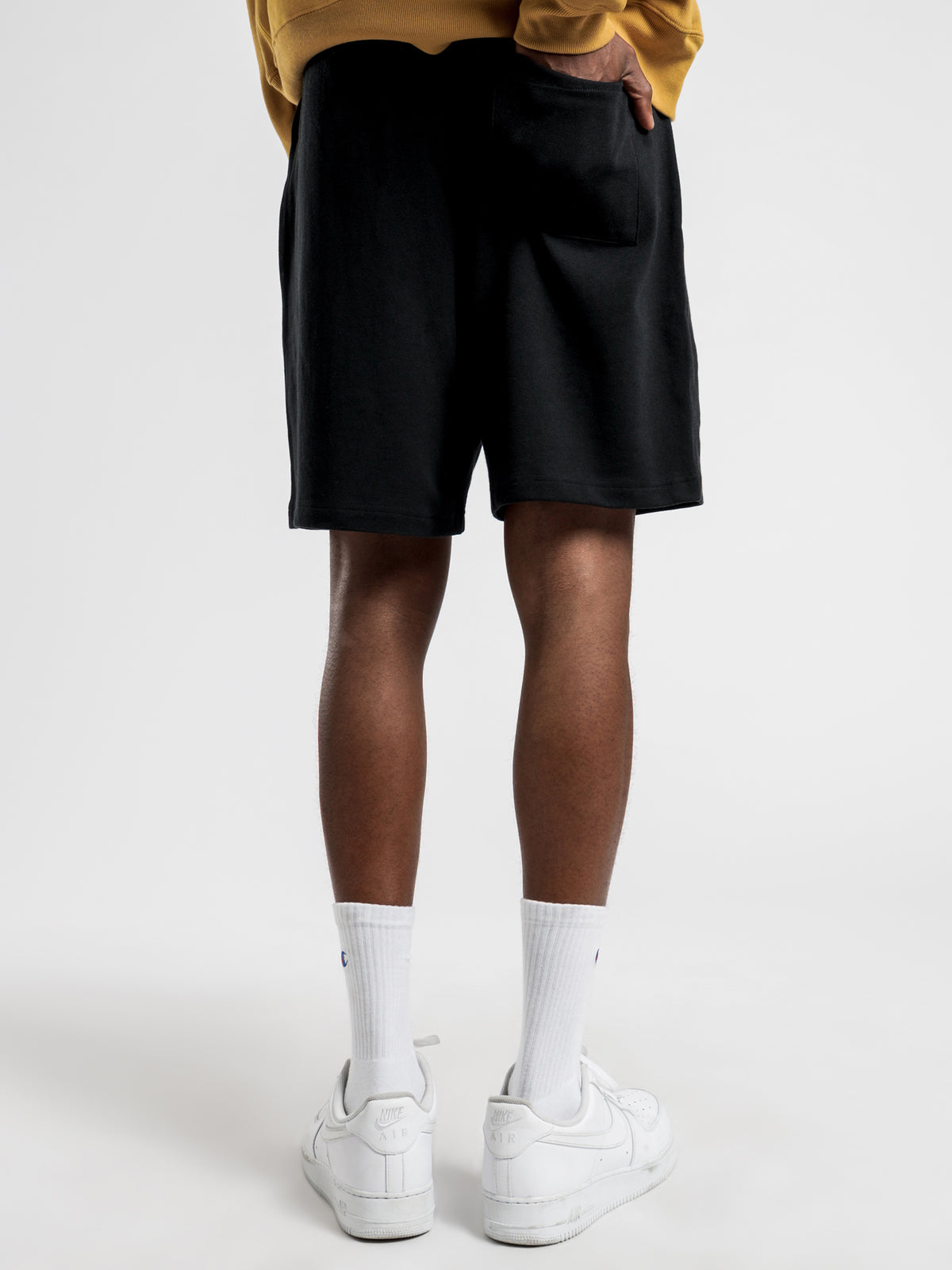Heavyweight Jersey Shorts in Black
