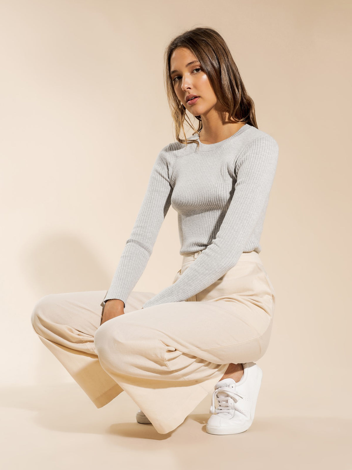 Classic Knit in Grey Marle