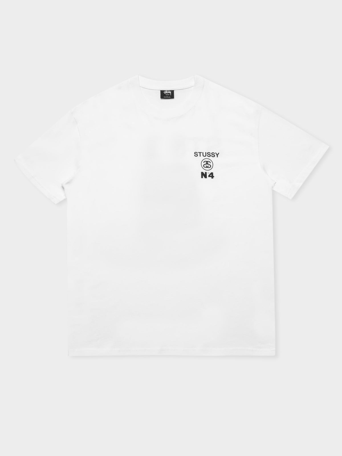 No.4 Short Sleeve T-Shirt in White