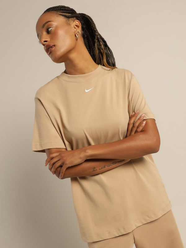 Nike Sportswear Essential Boyfriend TShirt in Hemp Glue Store