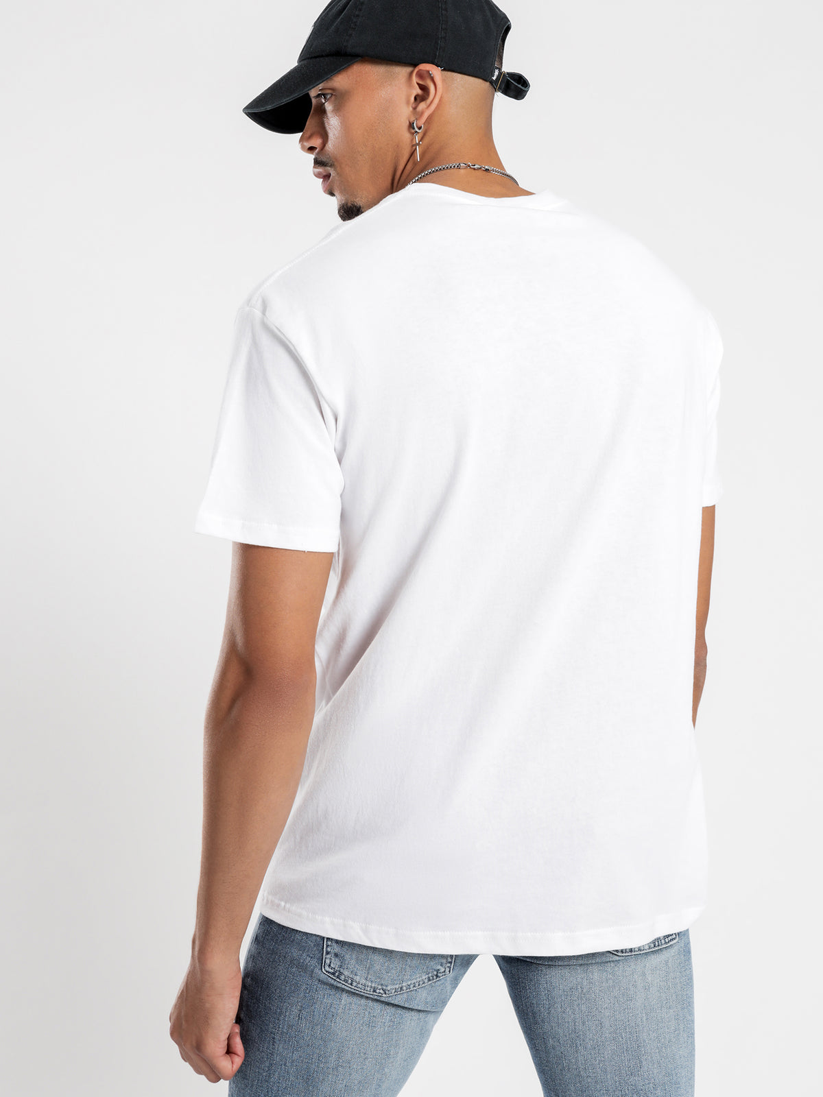 City Stack Short Sleeve T-Shirt in White
