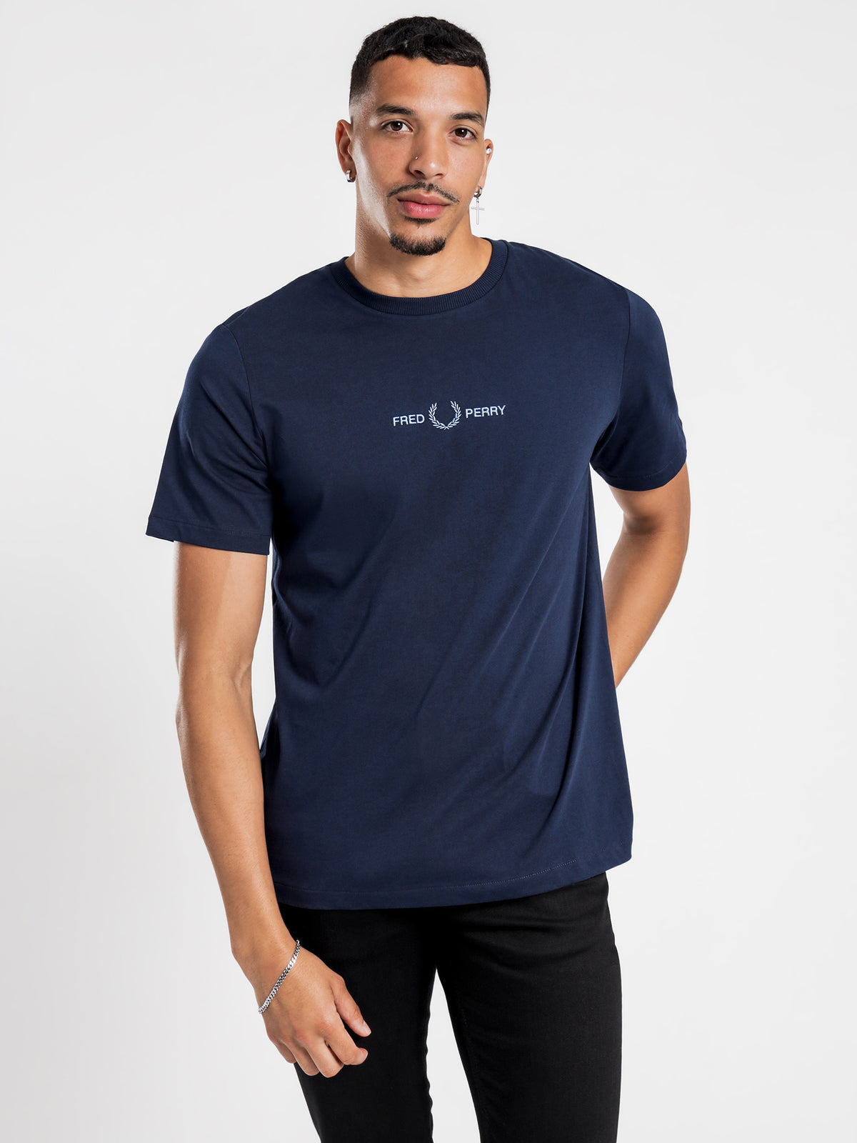 Graphic T-Shirt in Carbon Blue