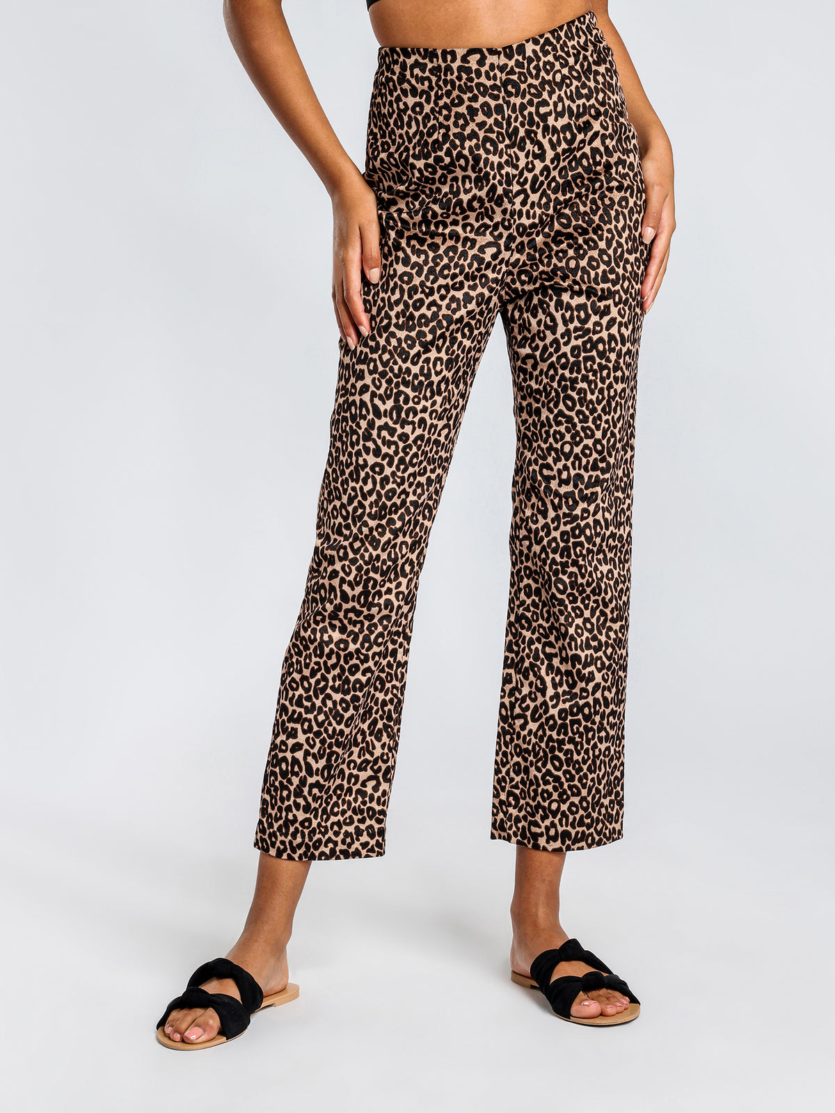 Sloan Pants in Leopard Print
