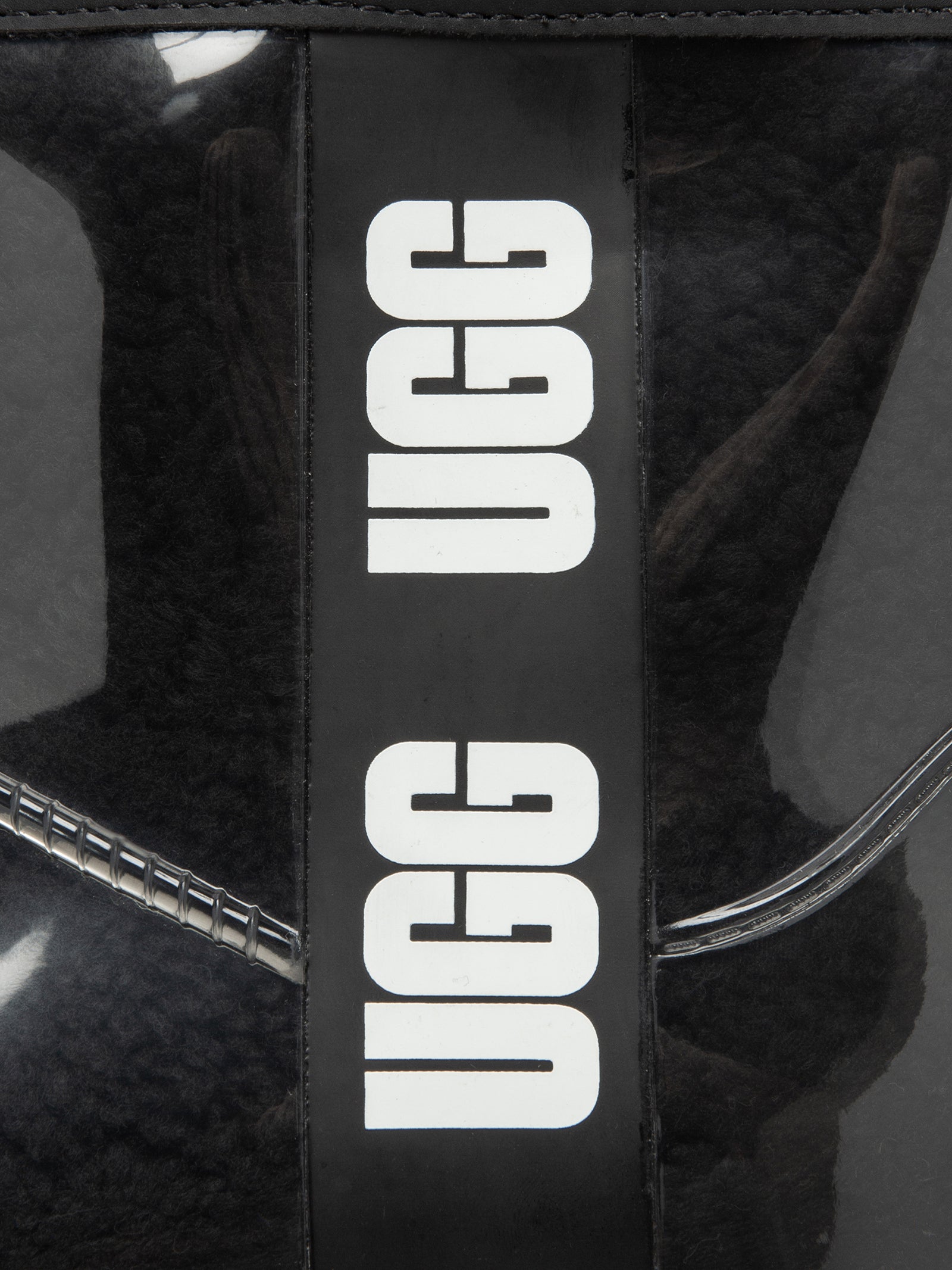 Womens Classic Clear Mini Boots in Black