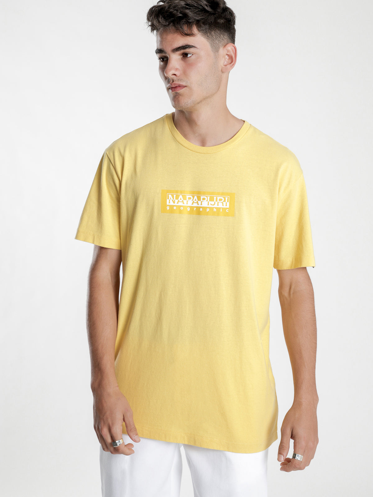 Sox Short Sleeve T-Shirt in Yellow