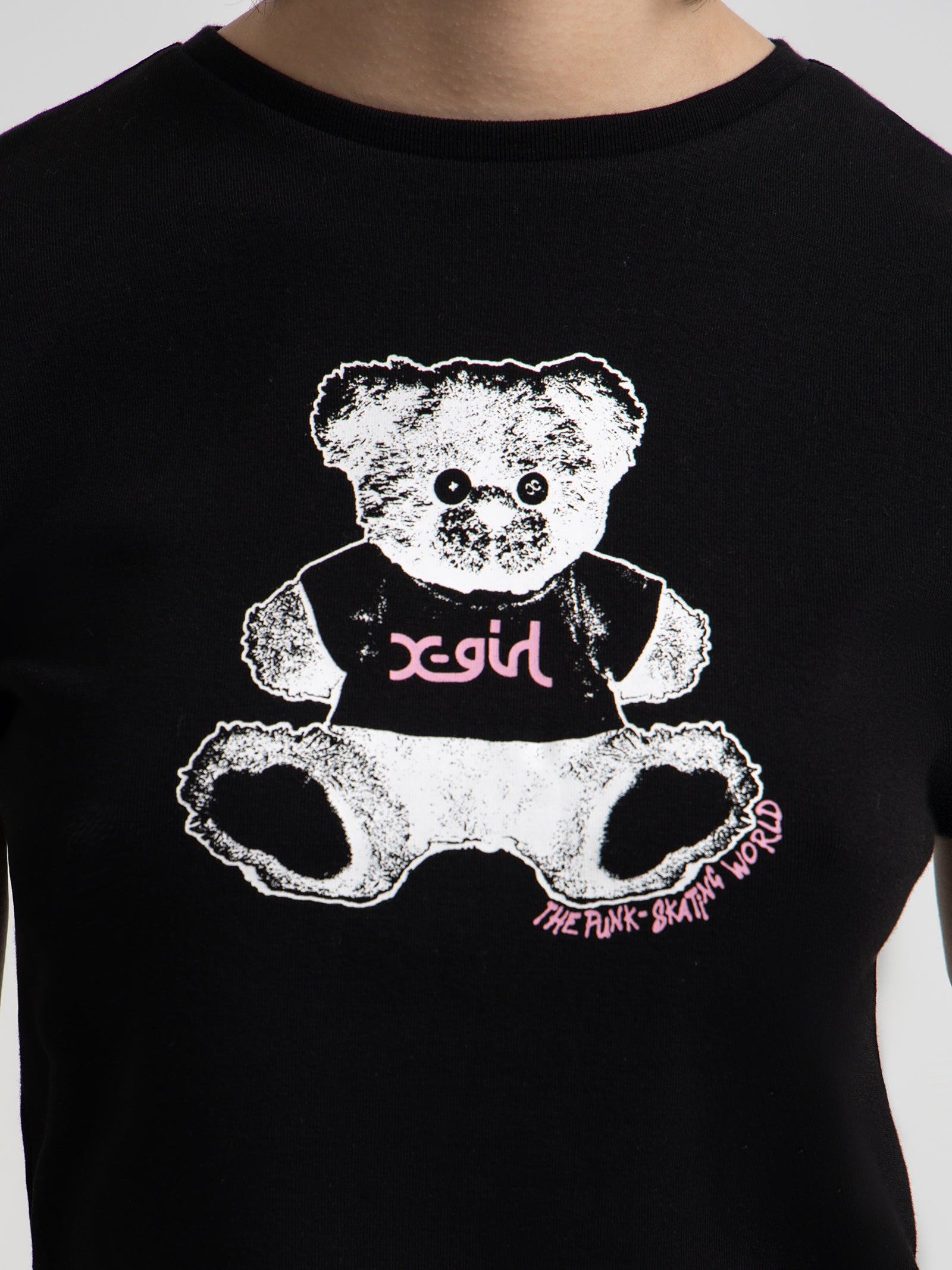Teddy Bear Baby T-Shirt in Black