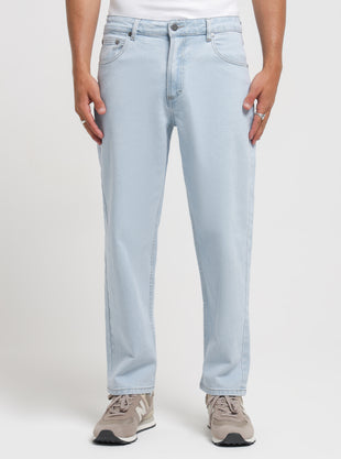Colt Relaxed Tapered Jeans in Bleach Blue