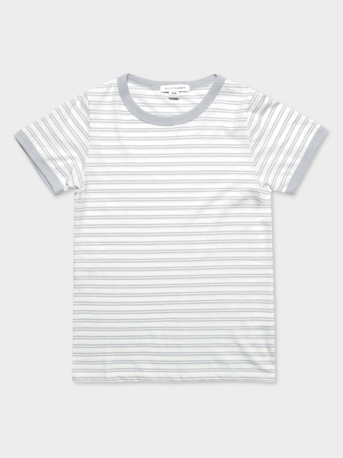 Salt Lake Ringer T-Shirt in Cloud Stripe