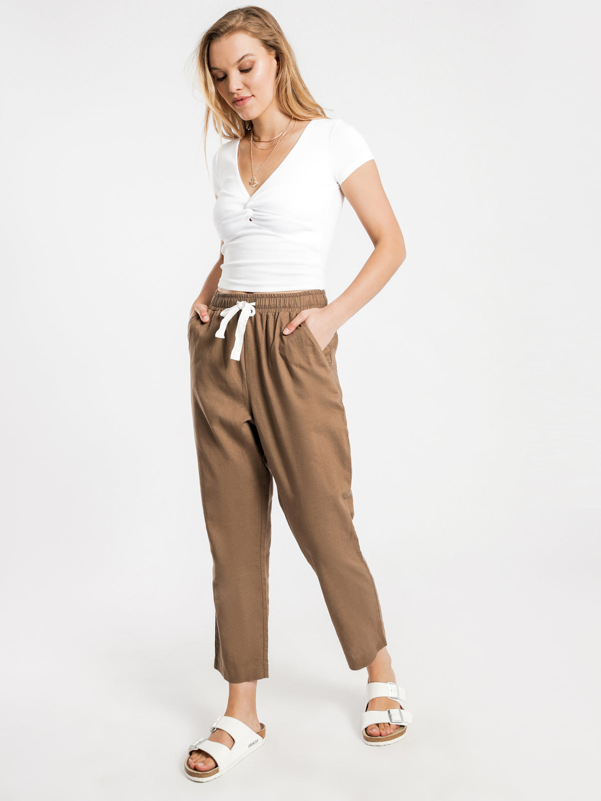 Classic Pants in Chocolate