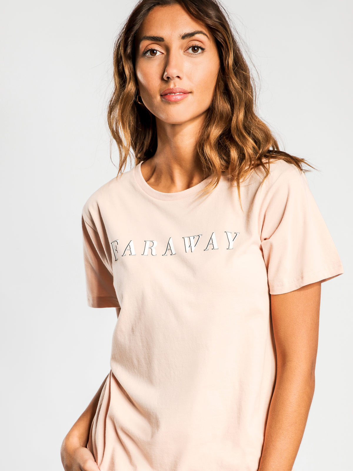 Faraway T-Shirt in Nude Pink
