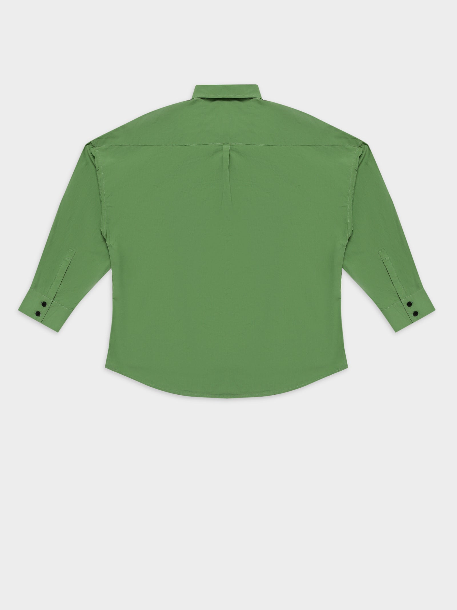 Cruz Poplin Shirt in Lotus Green