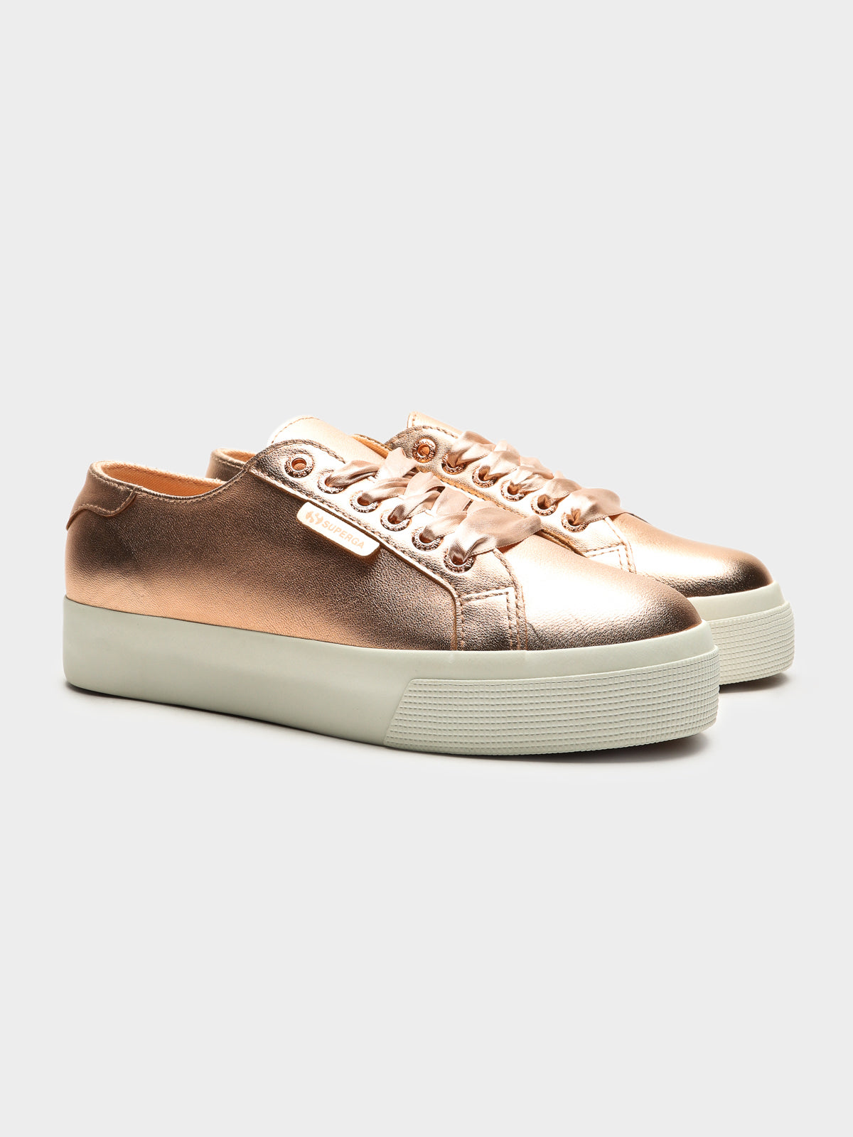 Womens 2730 Nappa Mirror Shoes in Rose Gold