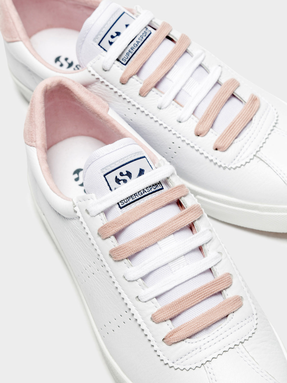 Womens 2843 Clubs Comfleasue Sneakers in White &amp; Pink