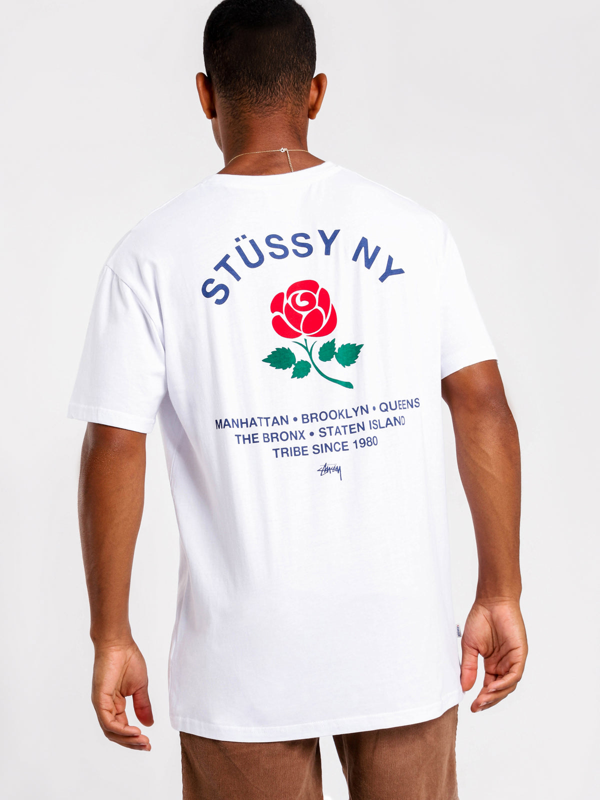 Brooklyn Rose Short Sleeve T-Shirt in White