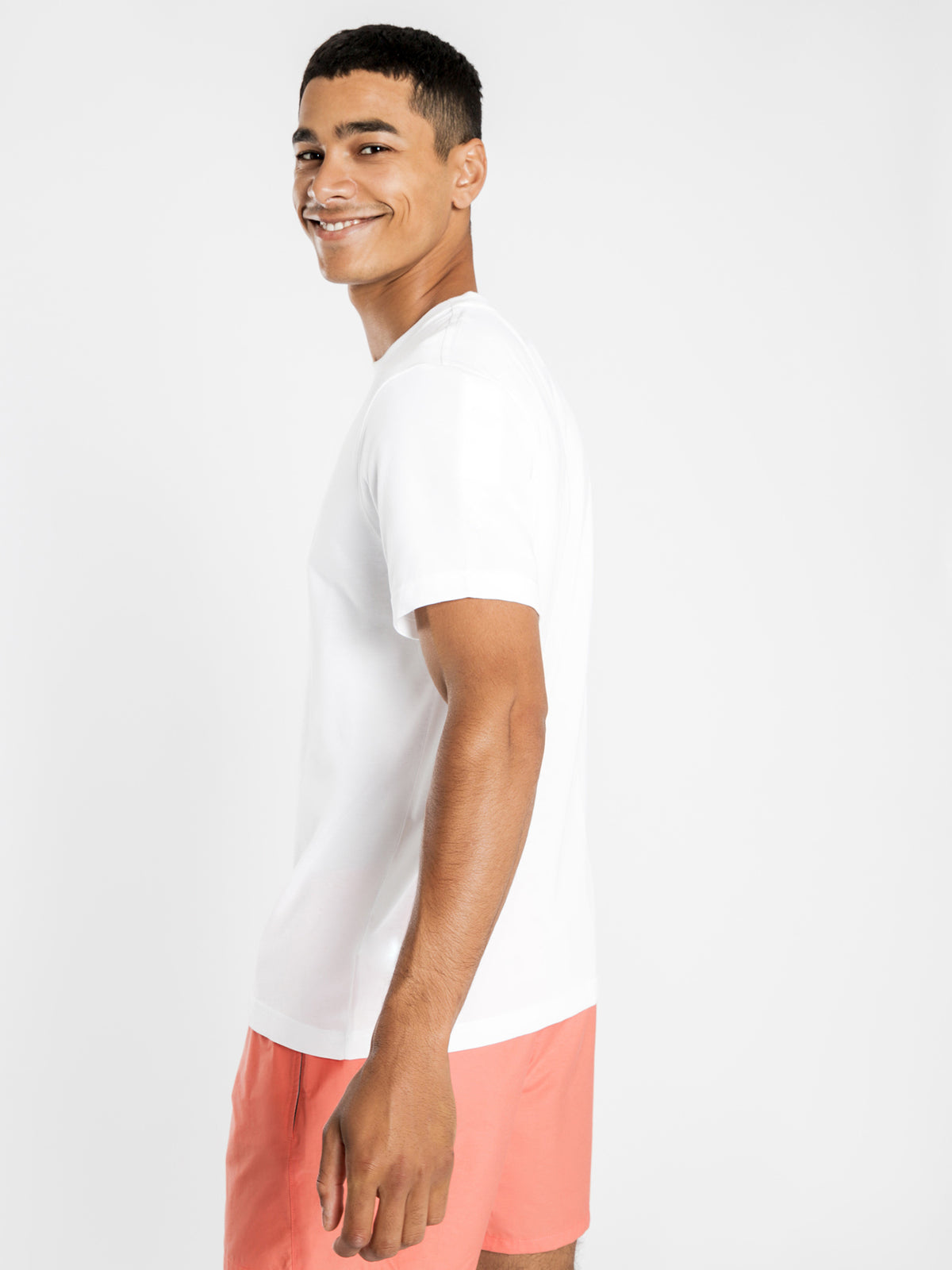 Tennis Ball Logo T-Shirt in White