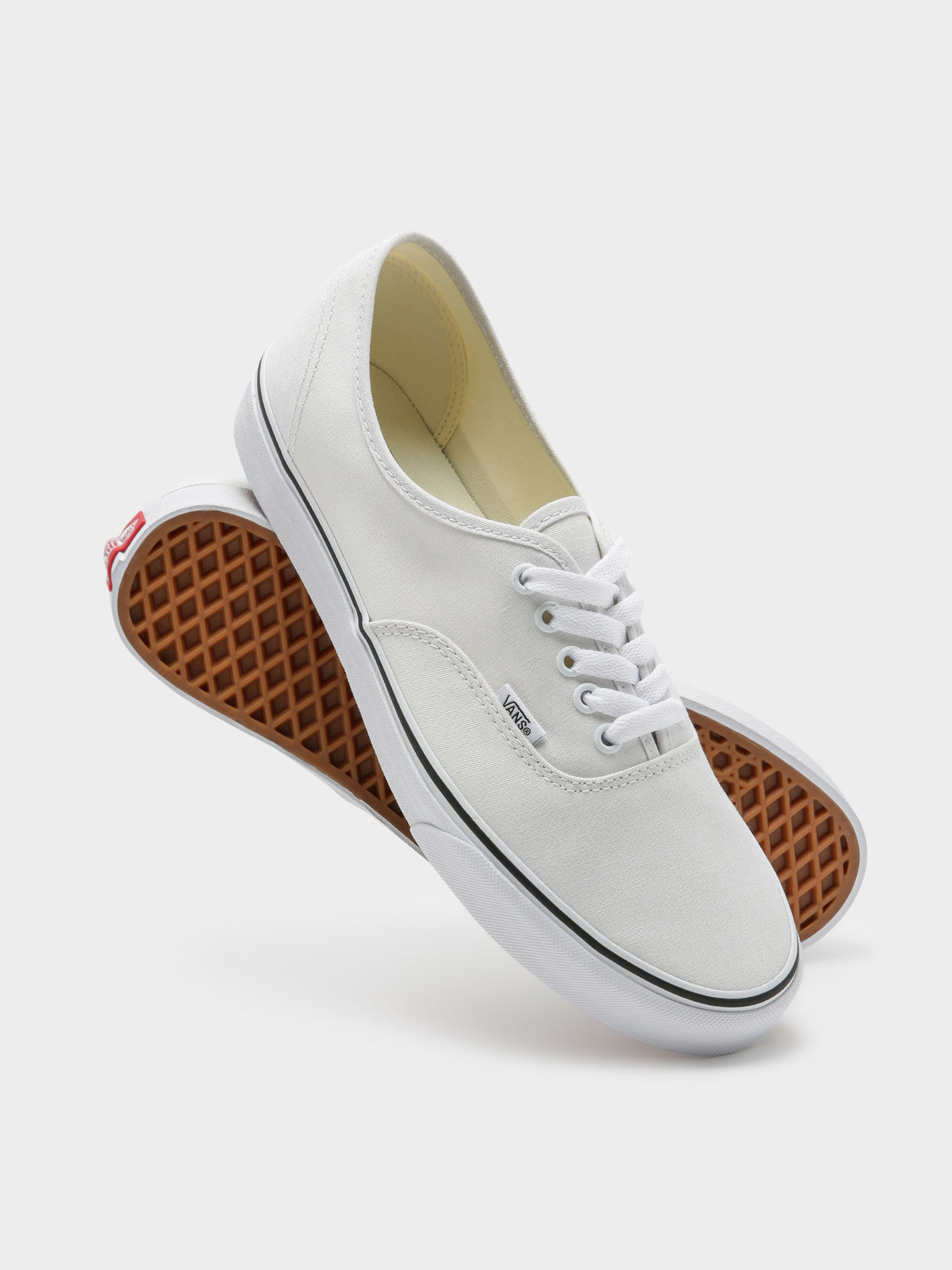 Unisex Authentic Color Theory Sneakers in Cream