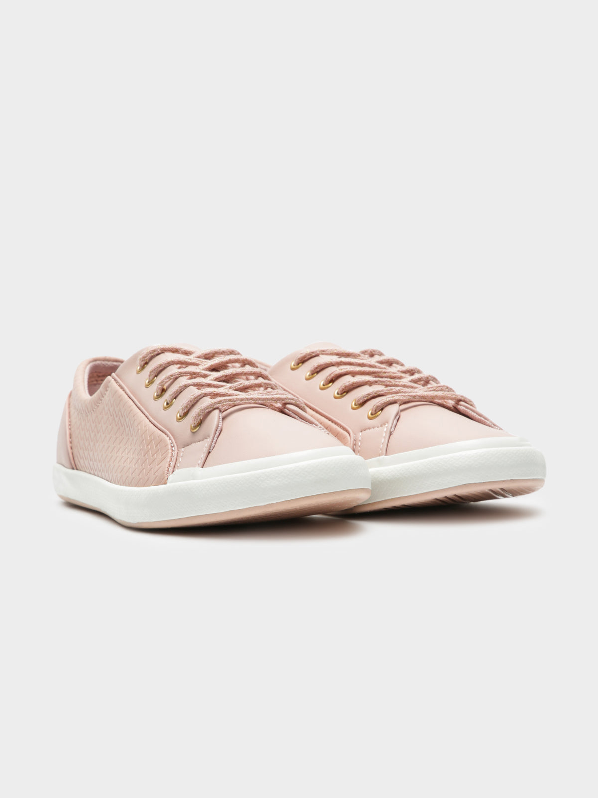 Womens Lancelle 119 Sneakers in Pink and Off White