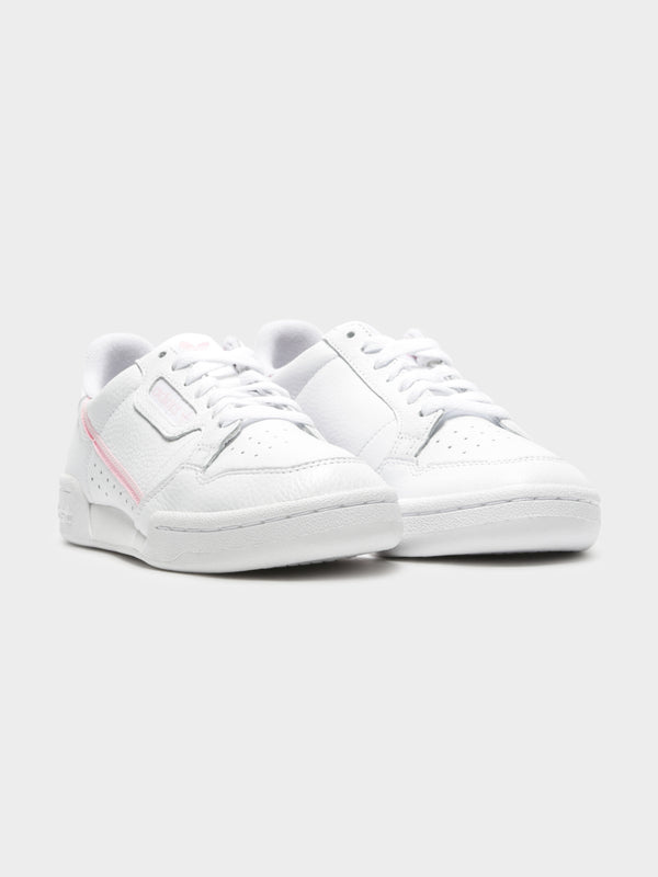 Adidas Womens Continental 80 Sneakers White/Pink