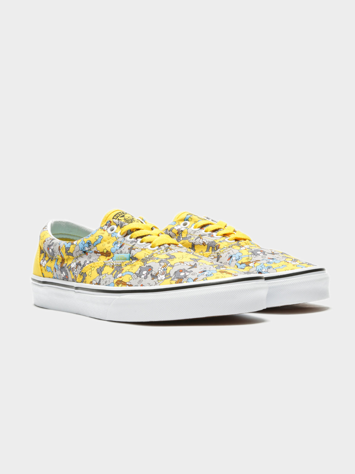 Mens The Simpsons X Vans Itchy &amp; Scratchy Era Sneakers in Yellow
