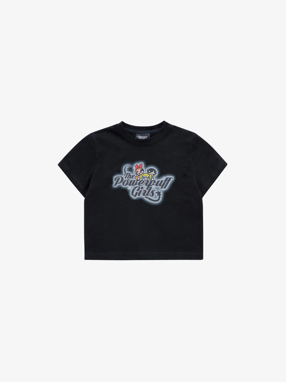 ADLV Powerpuff Girls x ADLV Crop T-Shirt | BLACK