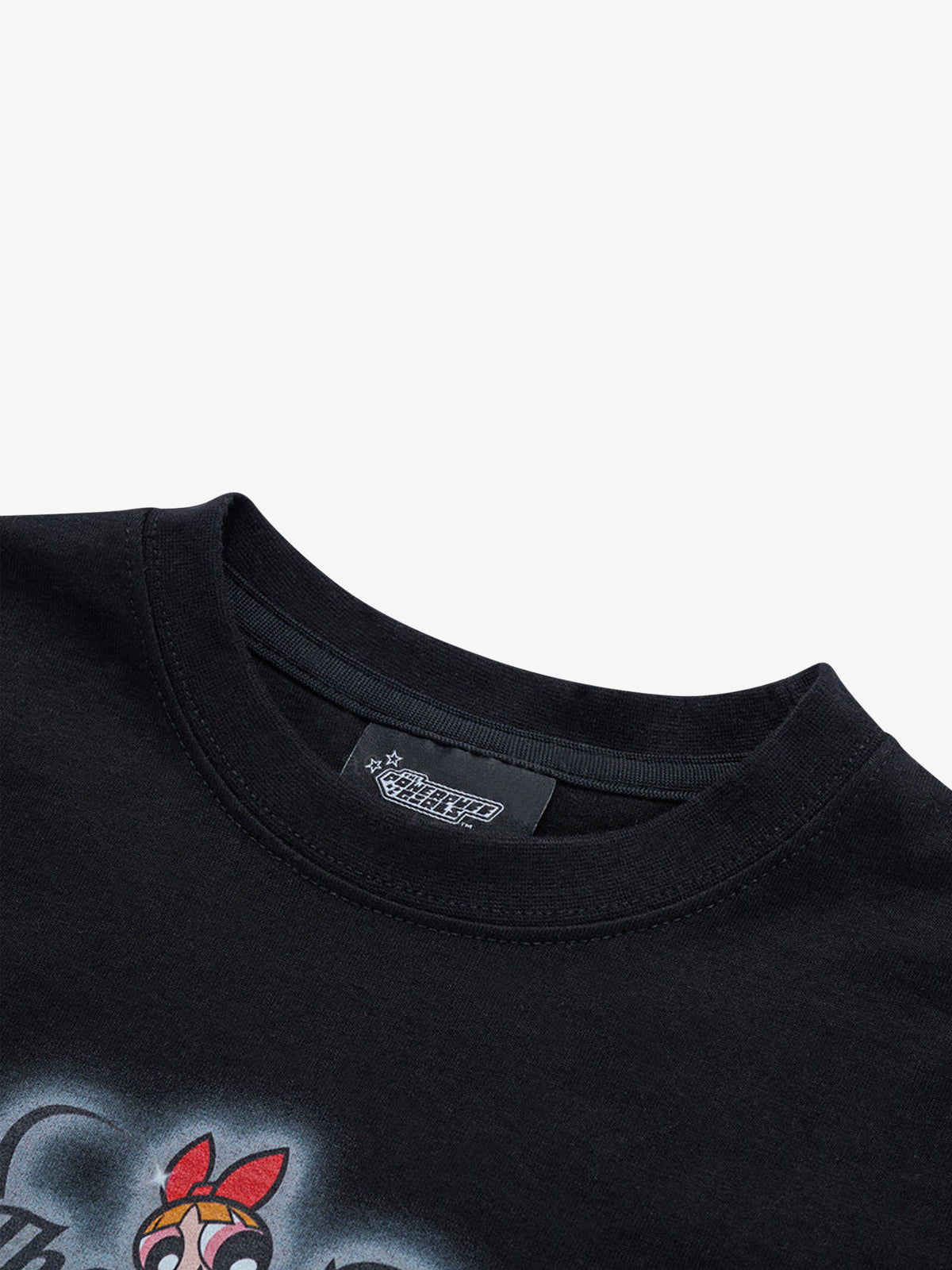 ADLV Powerpuff Girls x ADLV Crop T-Shirt | BLACK