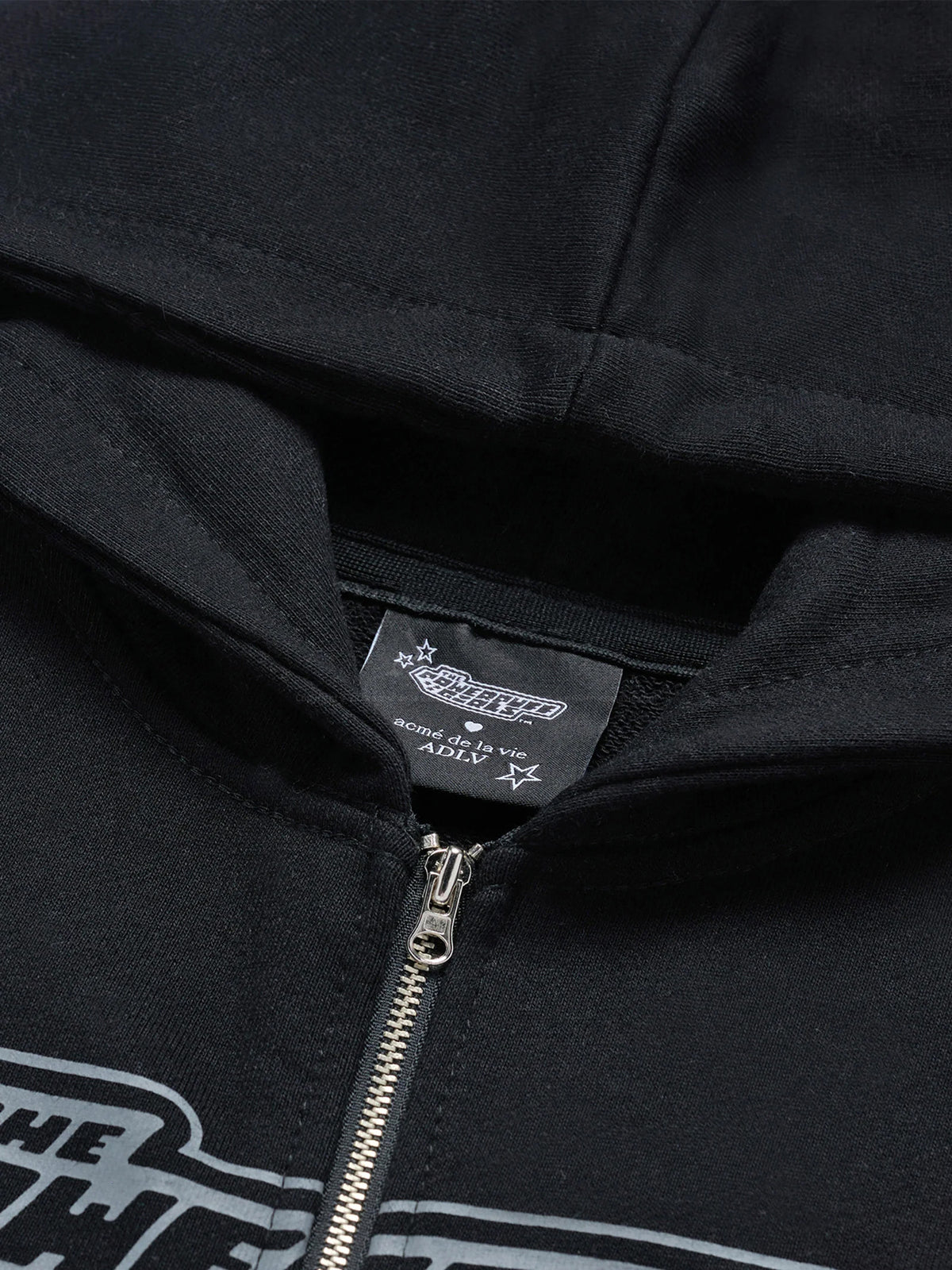 ADLV The Powerpuff Girls x ADLV Crop Hoodie | BLACK