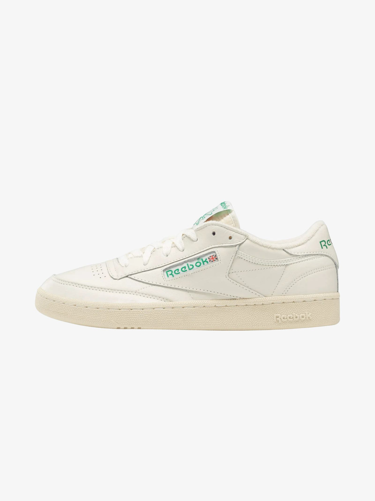 Reebok Unisex Club C 85 Vintage Shoes | Top-Chalk/Paperwhite/Glen Gree