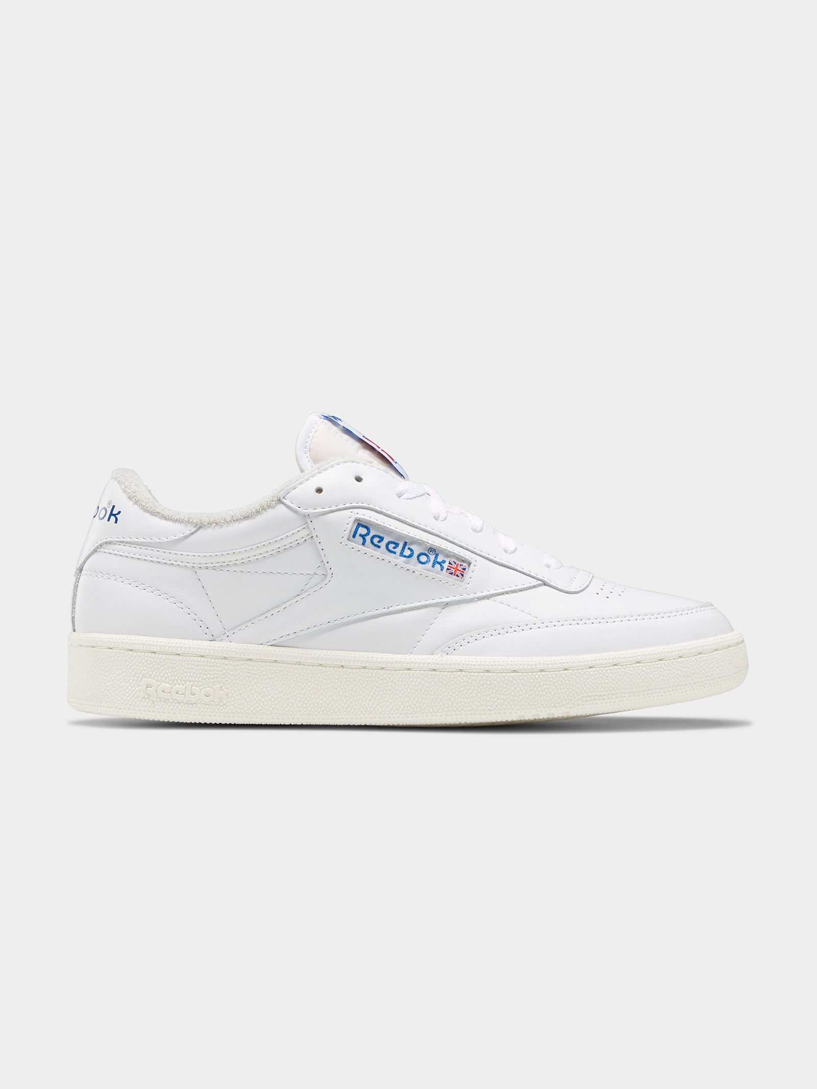 Reebok Mens Club C 85 Sneakers White/Chalk/Vector Blue