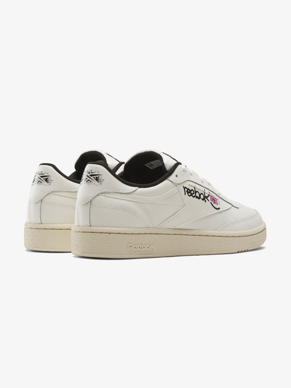 Reebok Unisex Club C 85 Heritage Court Sneaker | White/Black