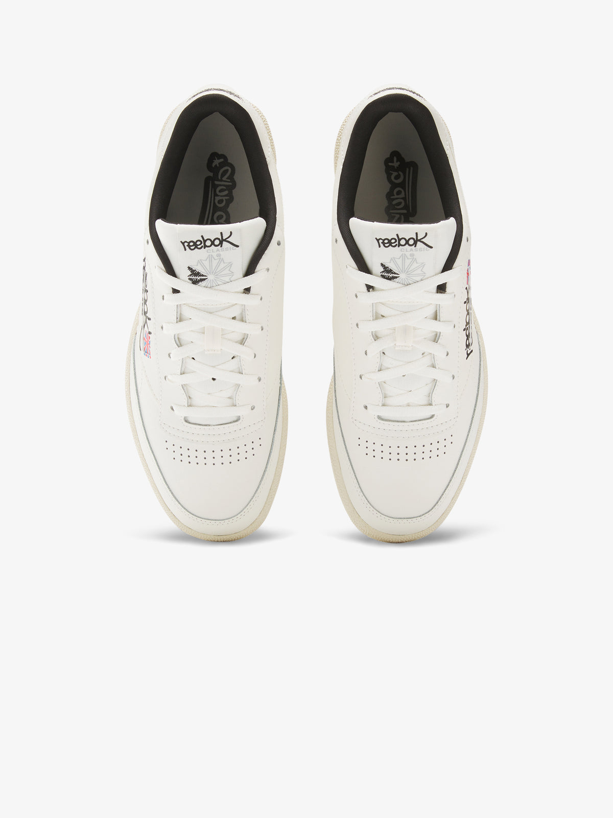 Reebok Unisex Club C 85 Heritage Court Sneaker | White/Black