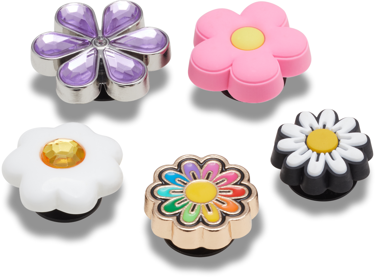 Jibbitz Daisy Mix 5 Pack | Multi