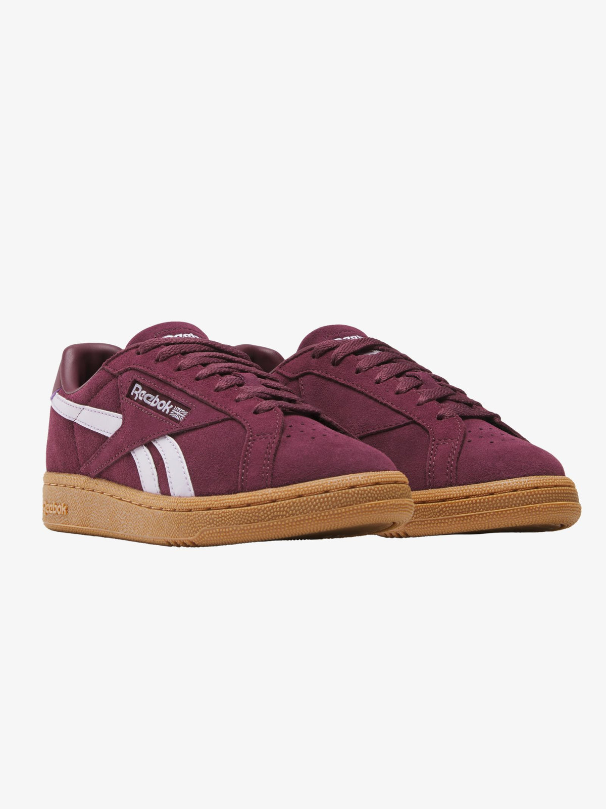 Reebok Women's Club C Grounds UK Shoes | BLACKCHERRY/BLACKCHERRY/DIGITA
