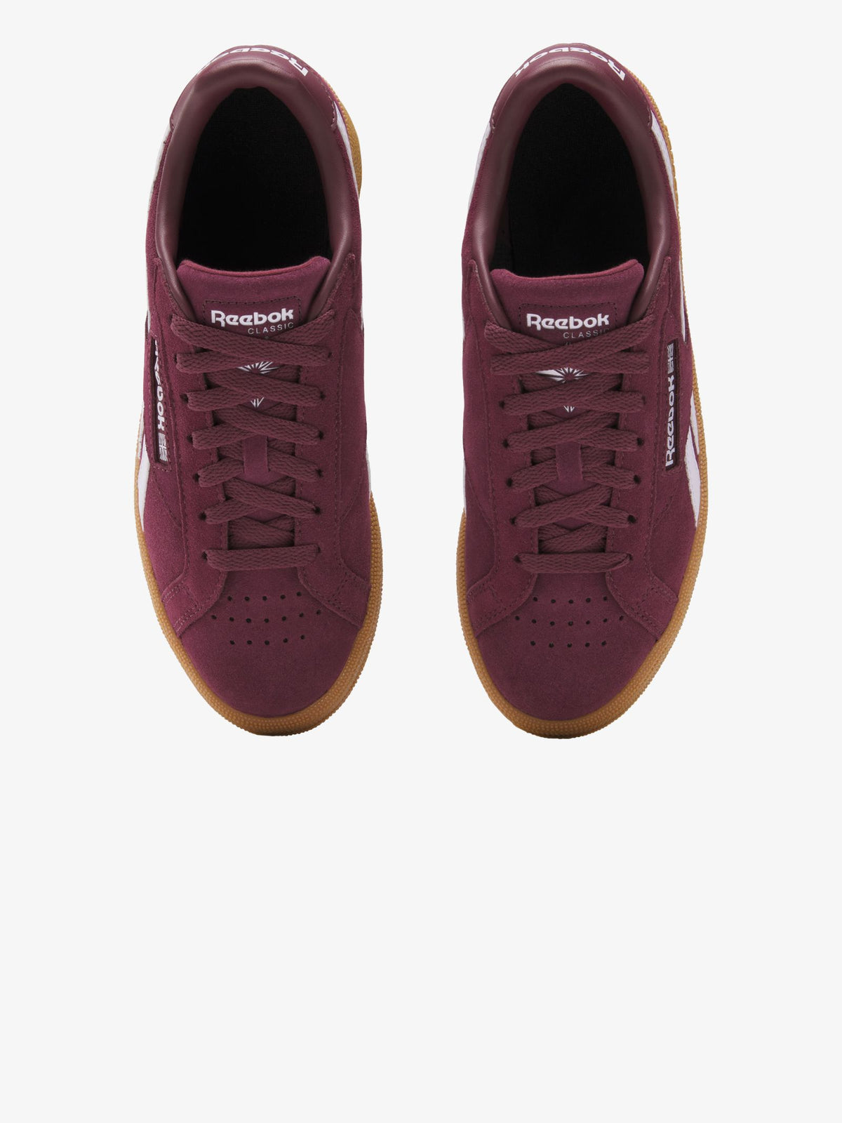 Reebok Women's Club C Grounds UK Shoes | BLACKCHERRY/BLACKCHERRY/DIGITA
