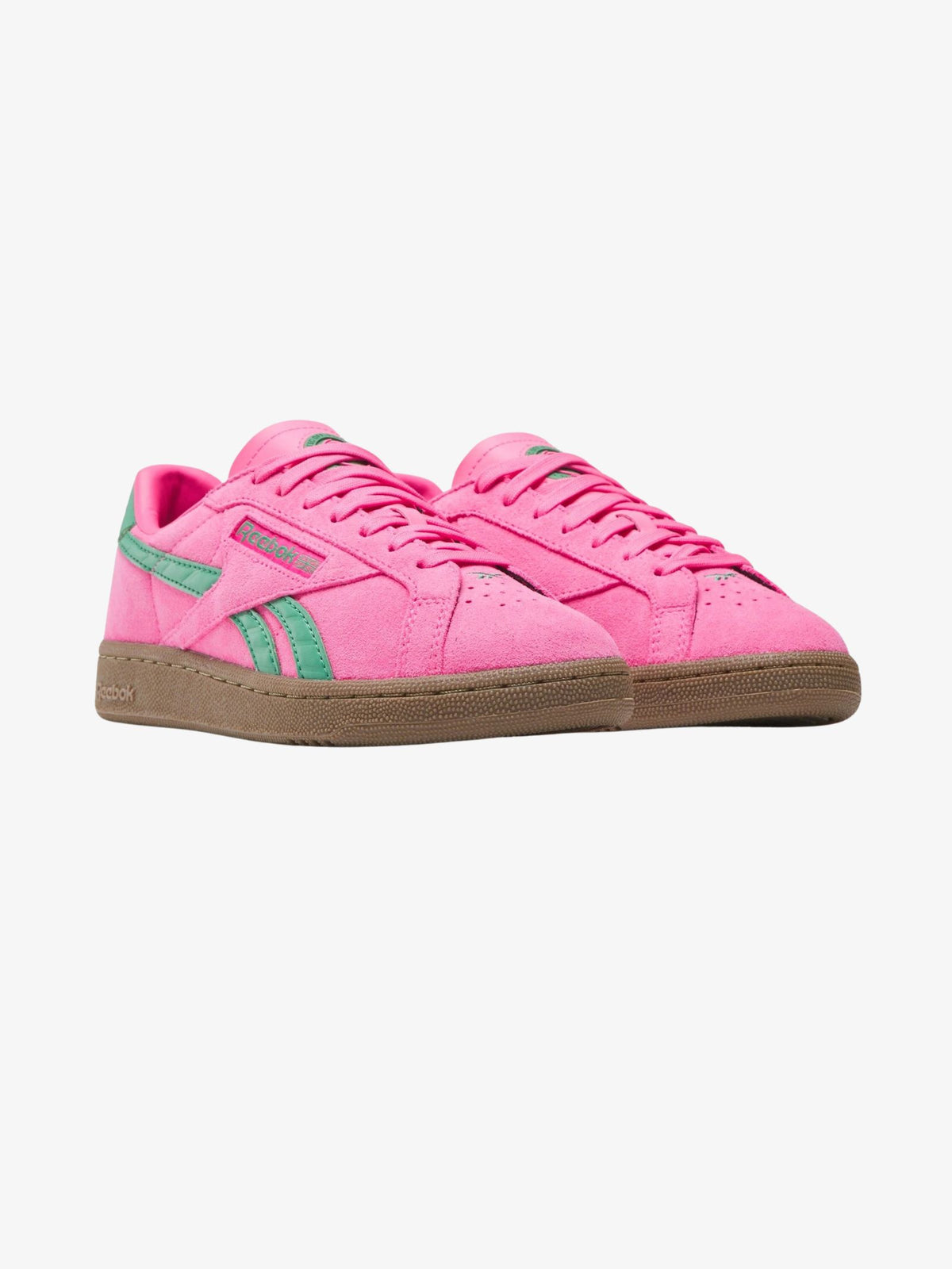 Reebok Women’s Club C Grounds UK Shoes | Atomicpink/Upgradegreen