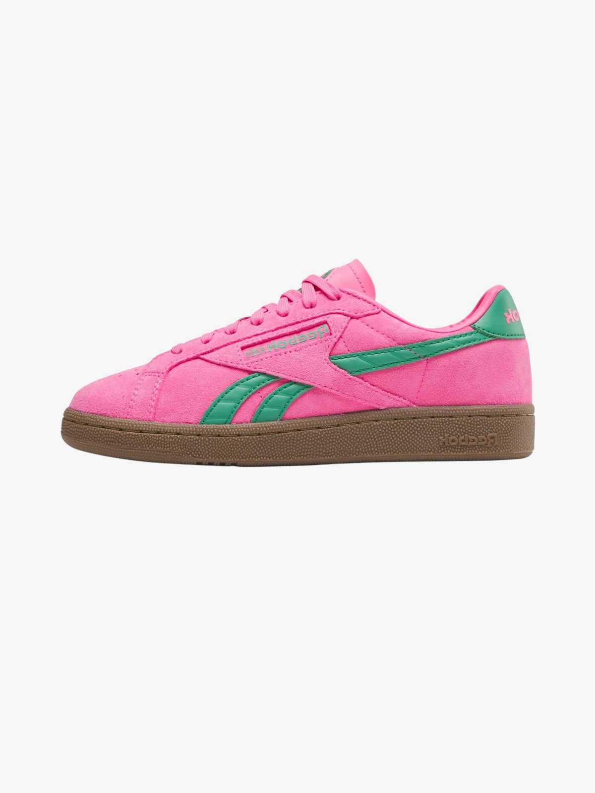 Reebok Women’s Club C Grounds UK Shoes | Atomicpink/Upgradegreen