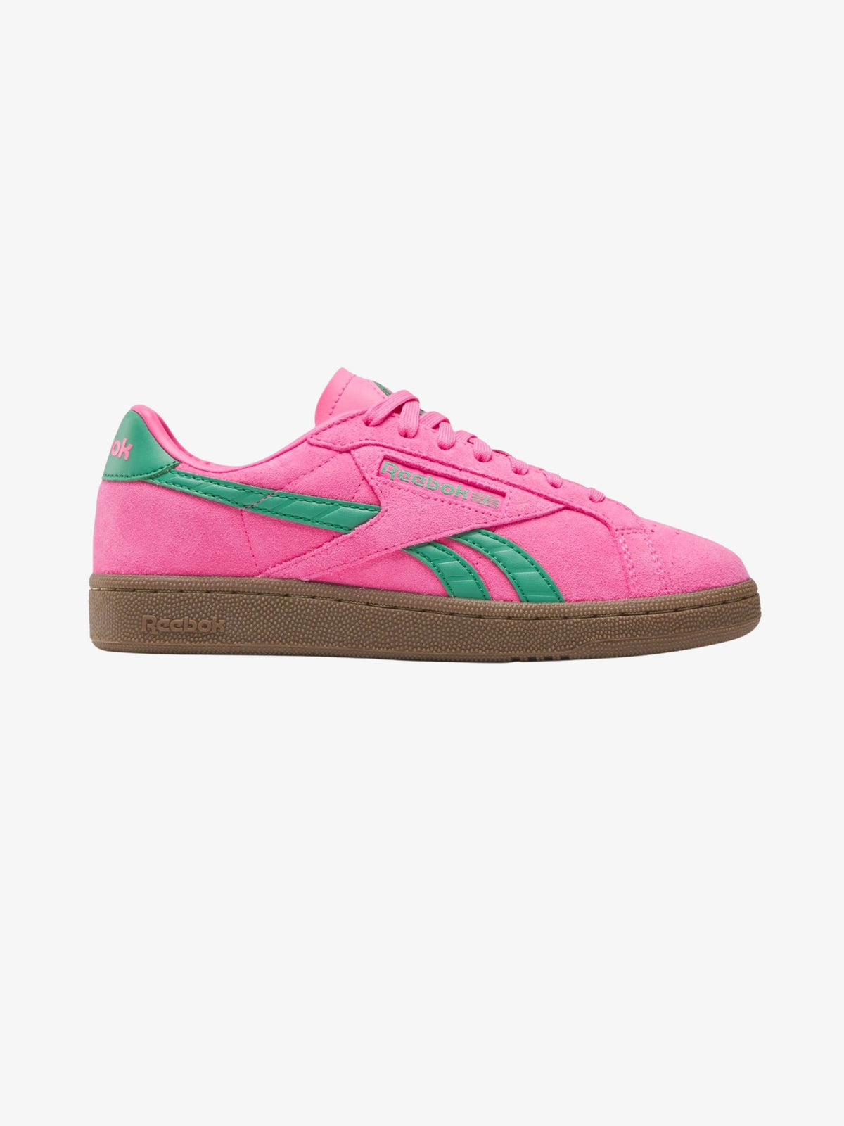 Reebok Women’s Club C Grounds UK Shoes | Atomicpink/Upgradegreen