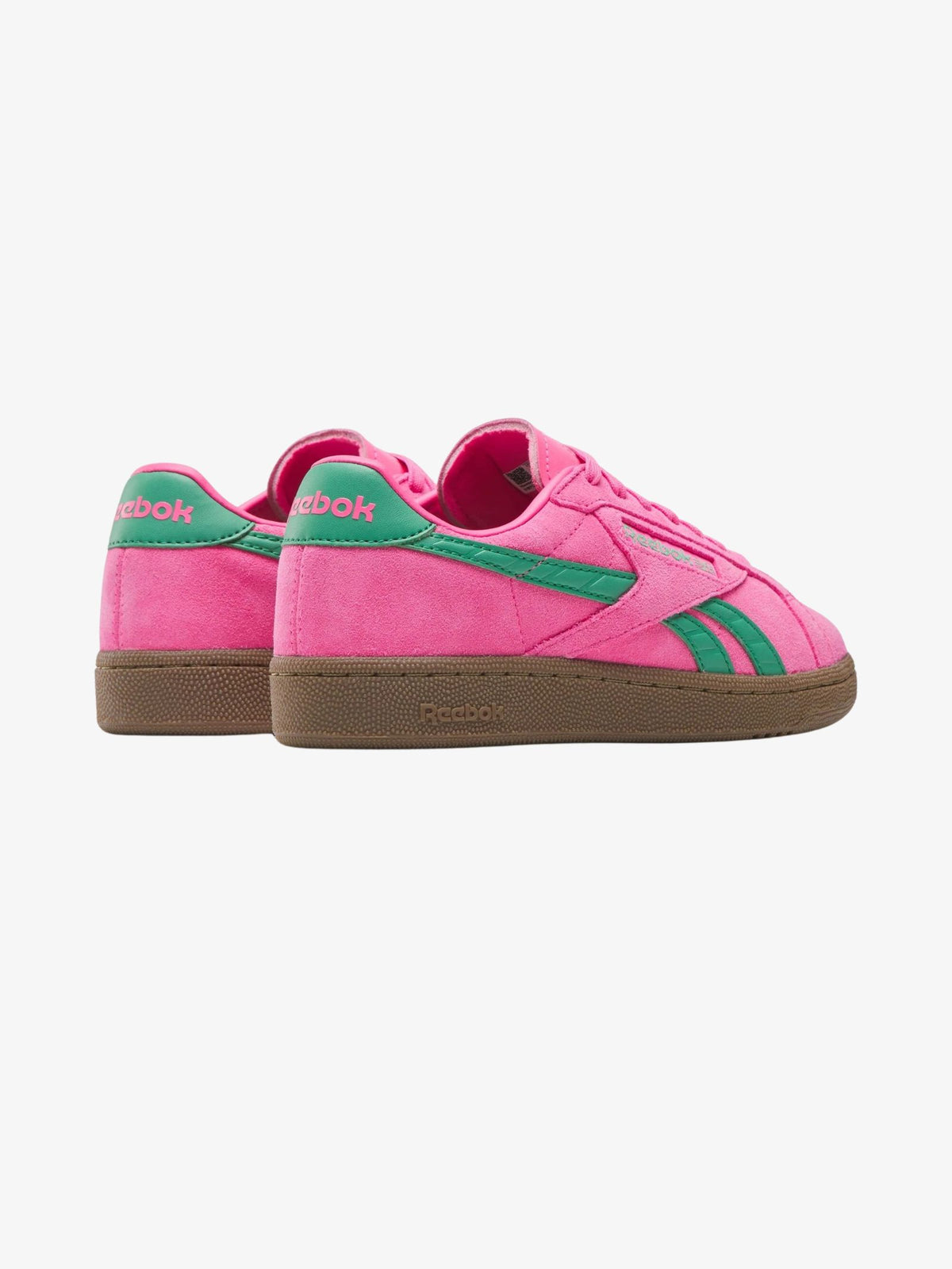 Reebok Women’s Club C Grounds UK Shoes | Atomicpink/Upgradegreen