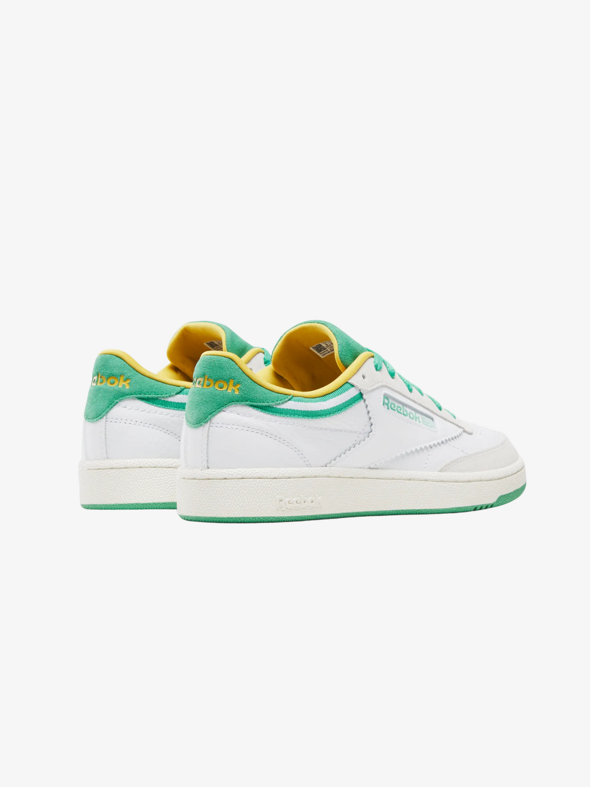 Reebok Unisex Club C 85 | WHITE/UPGRADEGREEN/CHALK