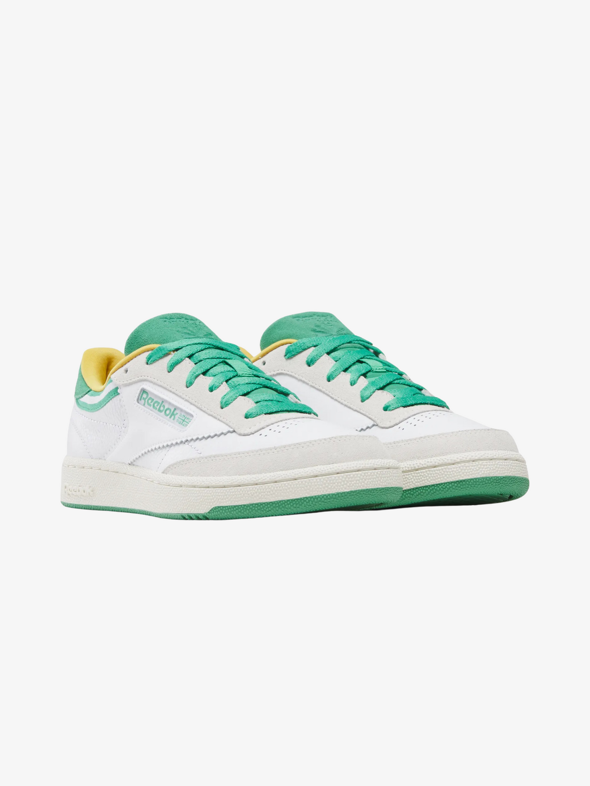 Reebok Unisex Club C 85 | WHITE/UPGRADEGREEN/CHALK