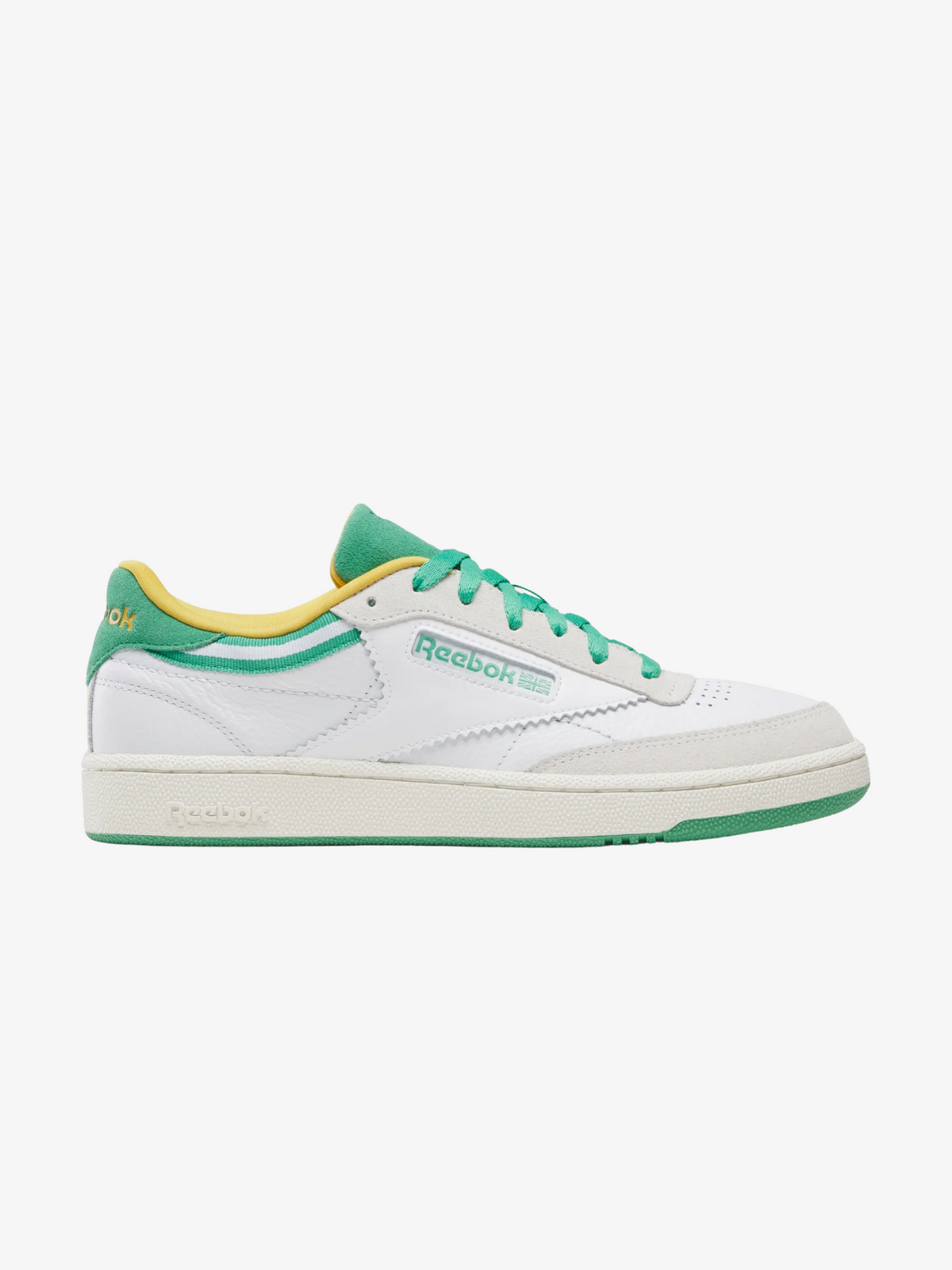Reebok Unisex Club C 85 | WHITE/UPGRADEGREEN/CHALK
