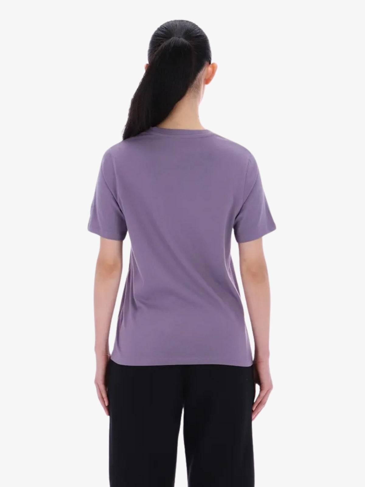 Reebok Audrey Tonal Logo Crew Neck Ss Tee | Purple Fusion