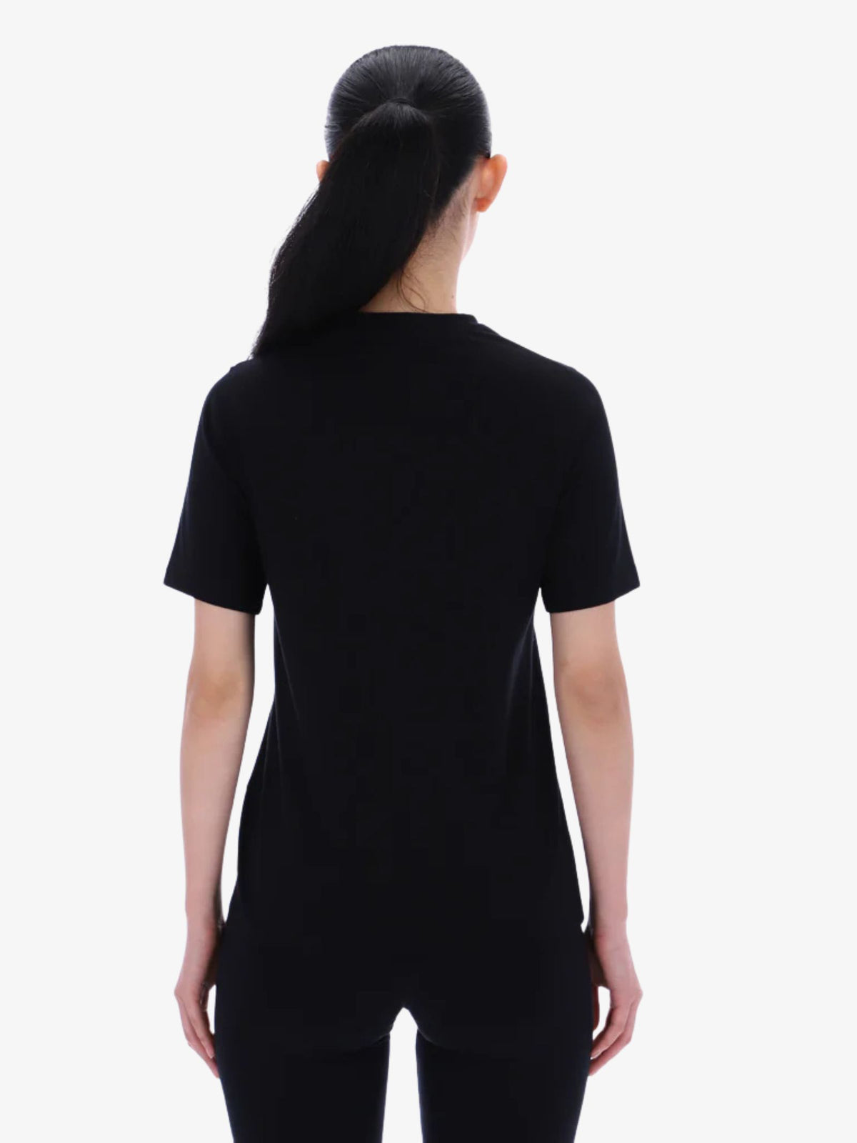 Reebok Bonnie Graphic Print Crew Neck Short Sleeve Tee | Black