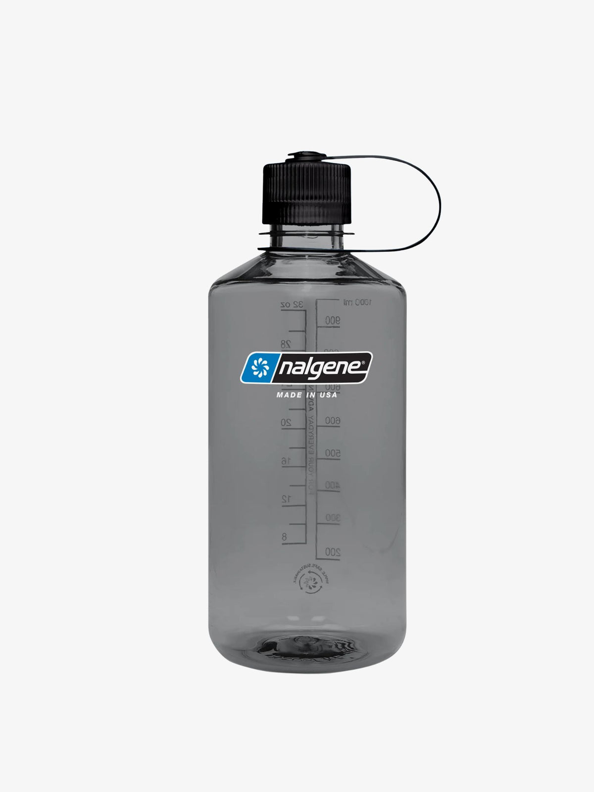 Nalgene 1L Narrow Mouth Sustain Water Bottle | Grey