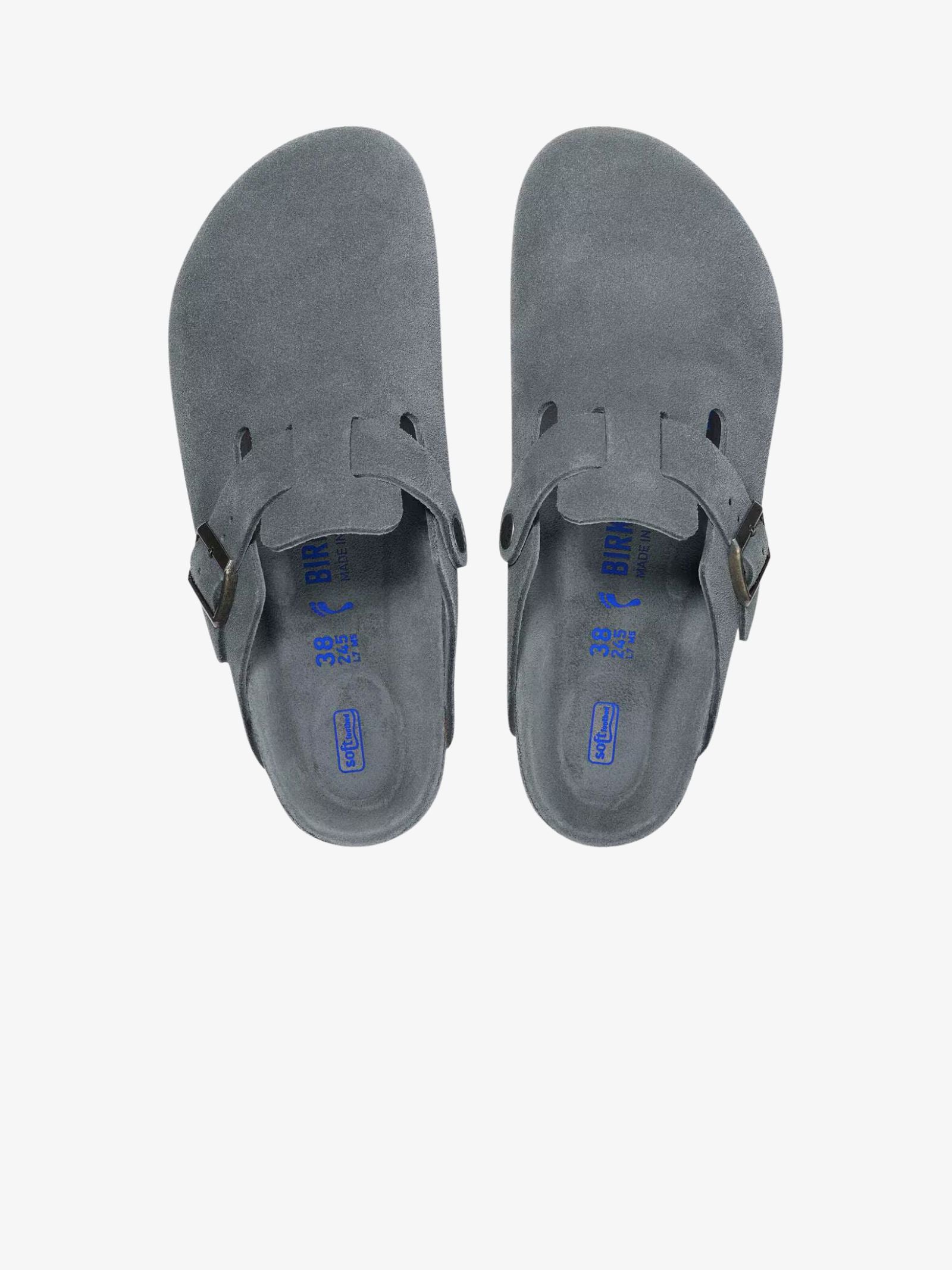 Unisex Boston Soft Tonal Footbed Suede Leather Regular Width