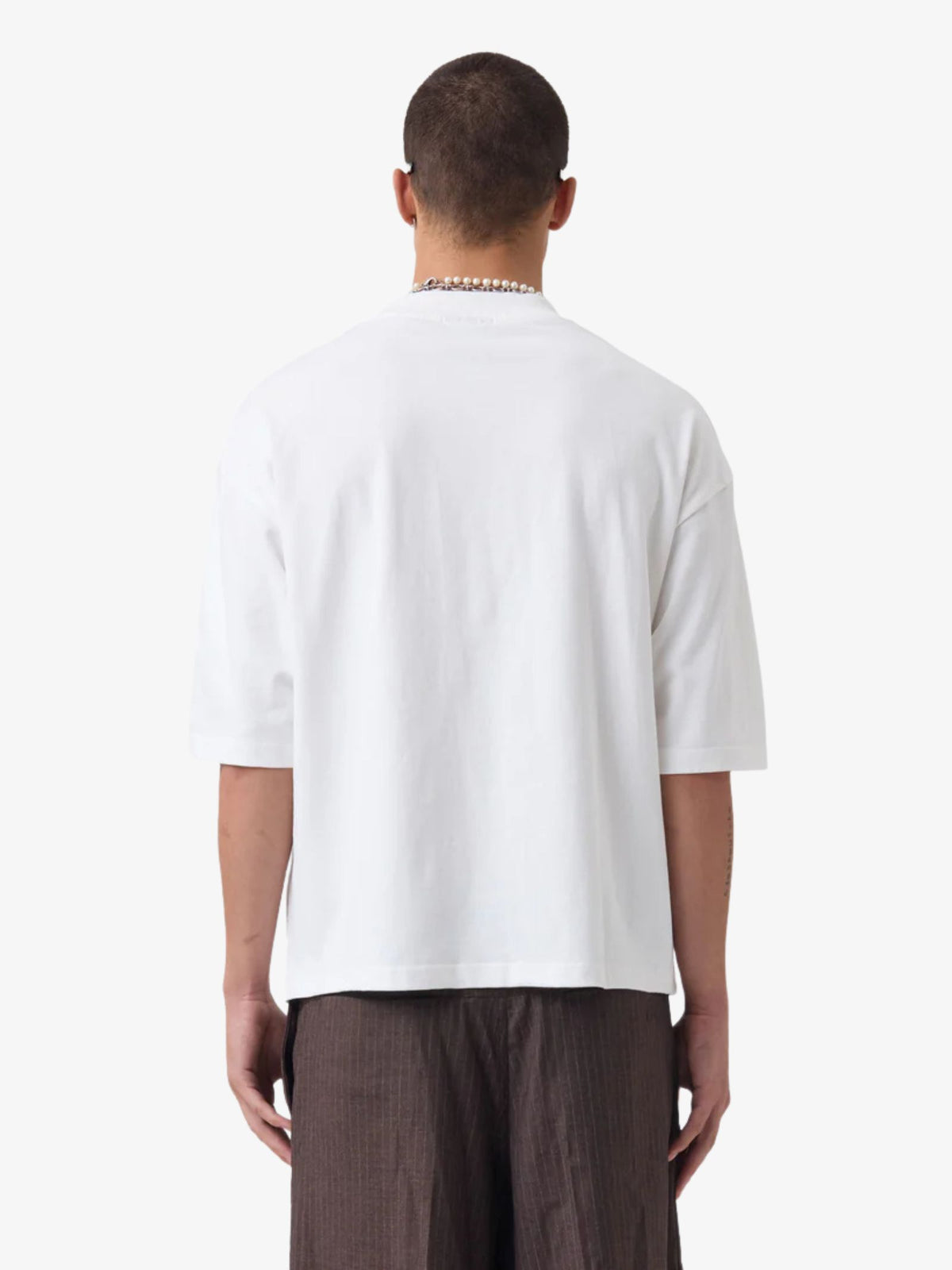 Zanerobe Mary Crop Flow Tee | Vintage White