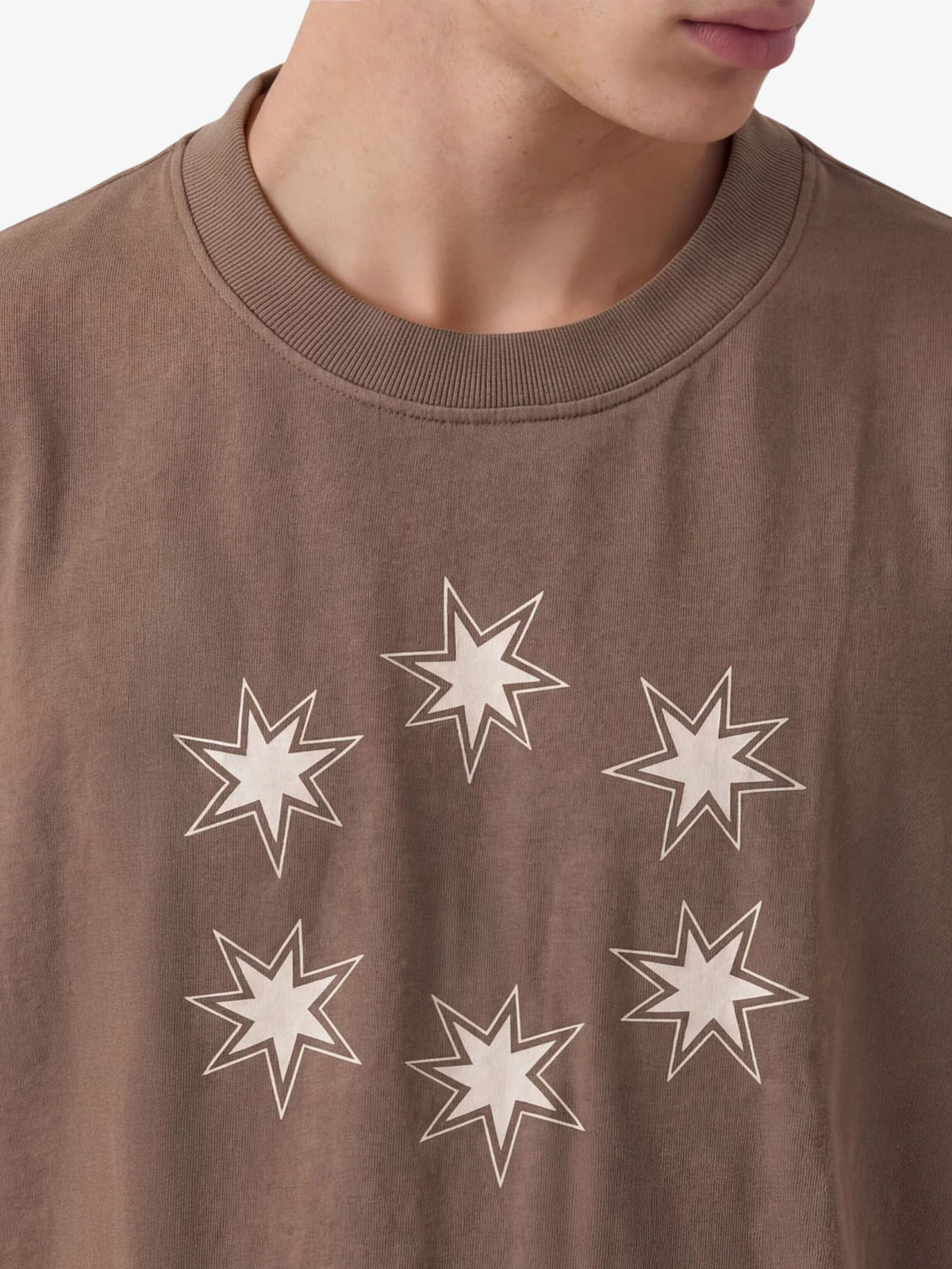 Zanerobe Star Sign Flow Tee | Gd Chocolate